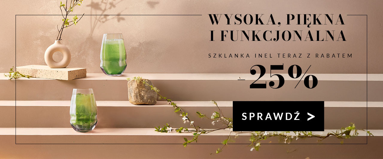 Produkt miesiąca - szklanki Inel Krosno