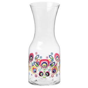 Karafka ze wzorem łowickim FOLK 900 ml