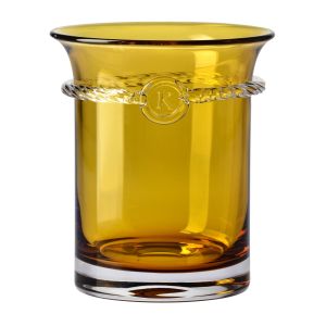 Kryształowy pojemnik do lodu HERITAGE Bursztyn 19 cm