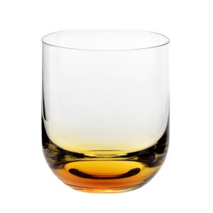 Niskie szklanki GEMSTONE SUNSET Bursztyn