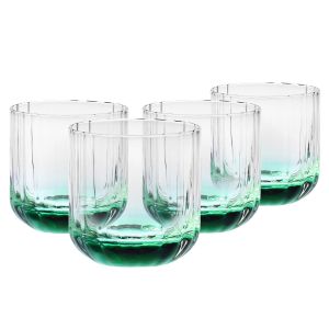 Marszałkowskie szklanki do wody GEMSTONE Szmaragd