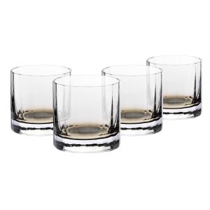 Niskie szklanki GEMSTONE FUTURA Kwarc Dymny