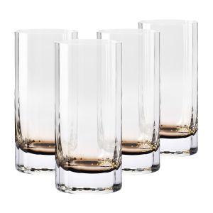 Wysokie szklanki GEMSTONE FUTURA Kwarc Dymny