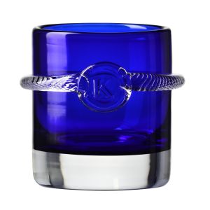 Niskie kryształowe szklanki HERITAGE Kobalt