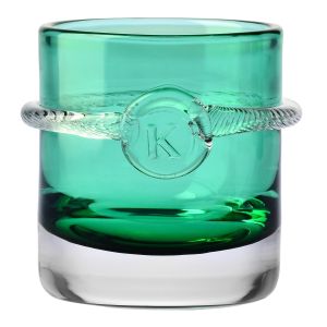 Niskie kryształowe szklanki HERITAGE Szmaragd