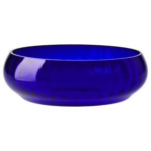 Kryształowa salaterka z optykiem HERITAGE Kobalt 36 cm