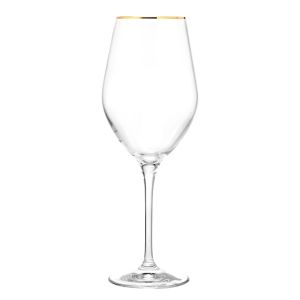 Kieliszki do wina ze złotym paskiem Splendour GOLD