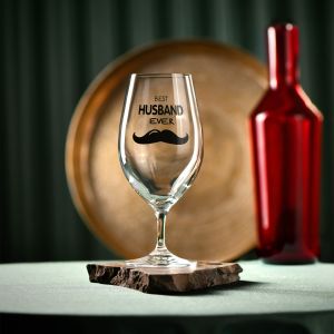 Pokal do piwa z dedykacją dla męża BEST HUSBAND EVER 400 ml