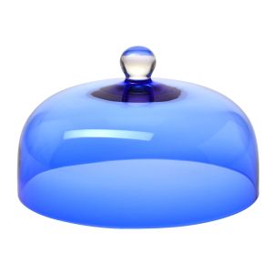 Kobaltowy klosz do sera, do ciast 26 cm