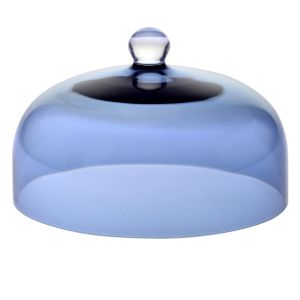 Szaro-granatowy klosz do sera, do ciast 26 cm