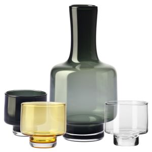 Komplet do wody GEMSTONE MOTHER EARTH Grafit (4 el.)