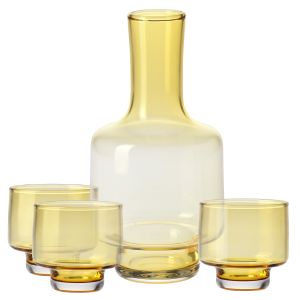 Komplet do wody GEMSTONE MOTHER EARTH Bursztyn (4 el.)