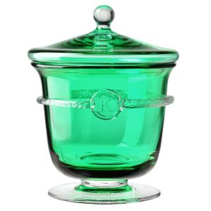Kryształowy pojemnik z pokrywą HERITAGE Szmaragd 1,7L