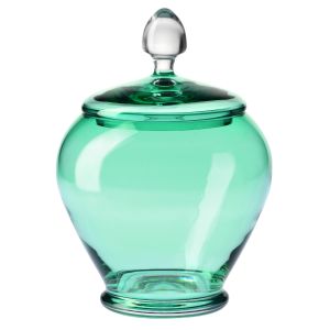 Kryształowy pojemnik z pokrywą HERITAGE Szmaragd 4l