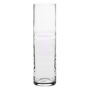 Wazon prosty tuba z ryflowaniem 39 cm