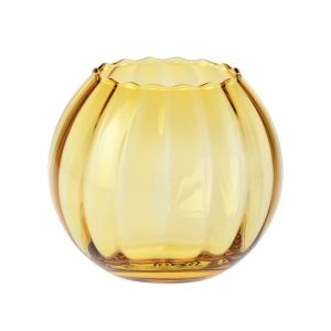 Wazon GEMSTONE Bursztyn (pełny kolor) 15,5 cm