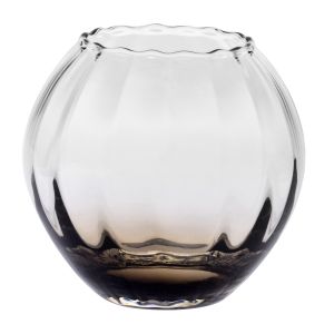 Świeczniki GEMSTONE Kwarc Dymny 11,4 cm