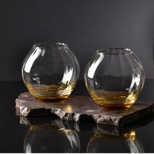 Świeczniki GEMSTONE Bursztyn 11,4 cm