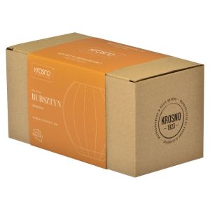 Świeczniki GEMSTONE Bursztyn (pełny kolor) 11,4 cm