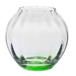 Świeczniki GEMSTONE Szmaragd jasny 11,4 cm