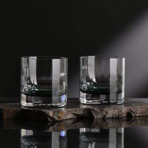 Niskie szklanki GEMSTONE FUTURA Akwamaryn