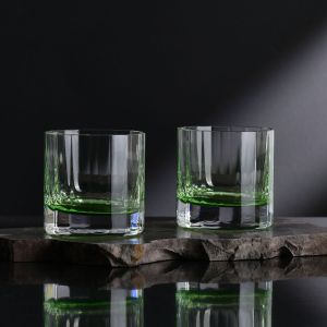 Niskie szklanki GEMSTONE FUTURA Szmaragd