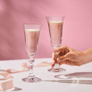 Kieliszki do szampana Krista deco