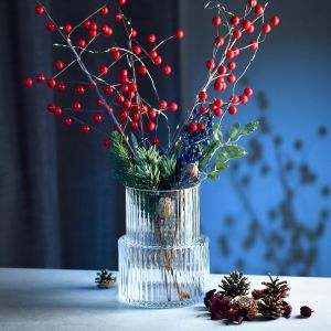 Ryflowany wazon Sparkle 20 cm