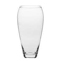 Bezbarwny szklany wazon 33 cm