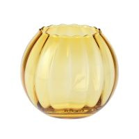 Wazon GEMSTONE Bursztyn (pełny kolor) 15,5 cm