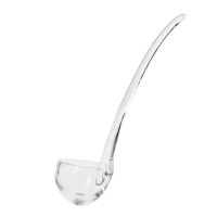 Szklana łyżka, chochla 31cm