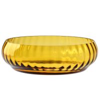 Kryształowa salaterka z optykiem HERITAGE Bursztyn 36 cm