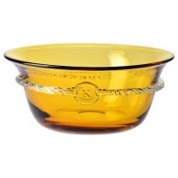 Kryształowa salaterka HERITAGE Bursztyn 25 cm