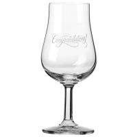 Zdobiony kieliszek do whisky, brandy i likieru Congratulations GRATULACJE