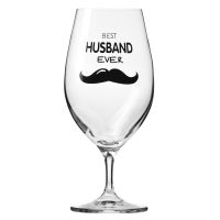 Pokal do piwa z dedykacją dla męża BEST HUSBAND EVER 400 ml