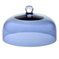 Szaro-granatowy klosz do sera, do ciast 26 cm