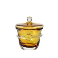 Kryształowa cukiernica HERITAGE Bursztyn