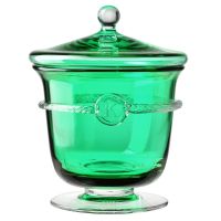 Kryształowy pojemnik z pokrywą HERITAGE Szmaragd 1,7L