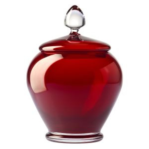 Kryształowy pojemnik z pokrywą HERITAGE Rubin 4l