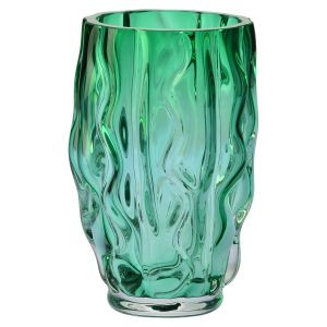 Kryształowy wazon HERITAGE Szmaragd 20,5 cm