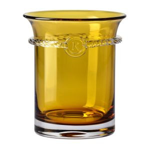 Kryształowy pojemnik do lodu HERITAGE Bursztyn 19 cm