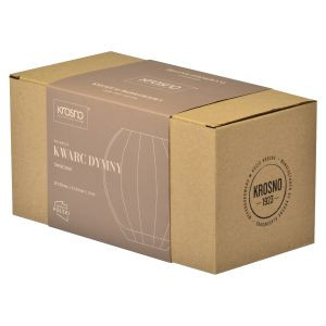 Świeczniki GEMSTONE Kwarc Dymny (pełny kolor) 11,4 cm