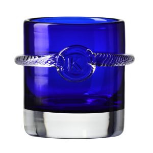 Niskie kryształowe szklanki HERITAGE Kobalt