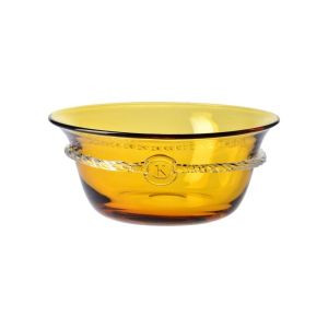 Kryształowa salaterka HERITAGE Bursztyn 25 cm