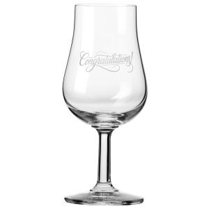 Zdobiony kieliszek do whisky, brandy i likieru Congratulations GRATULACJE