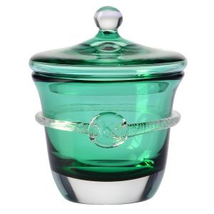 Kryształowa cukiernica HERITAGE Szmaragd