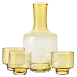 Komplet do wody GEMSTONE MOTHER EARTH Bursztyn (4 el.)