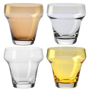 Kolorowe szklanki GEMSTONE IN&OUT (4 szt.)