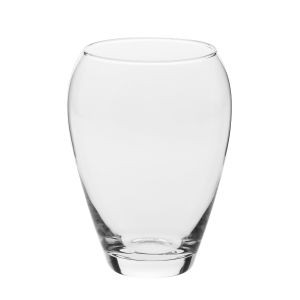 Bezbarwny szklany wazon 20 cm