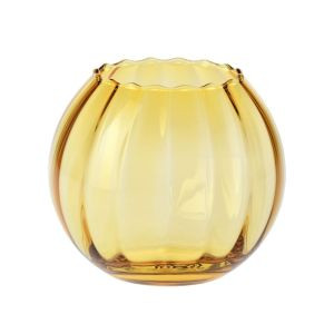 Wazon GEMSTONE Bursztyn (pełny kolor) 15,5 cm